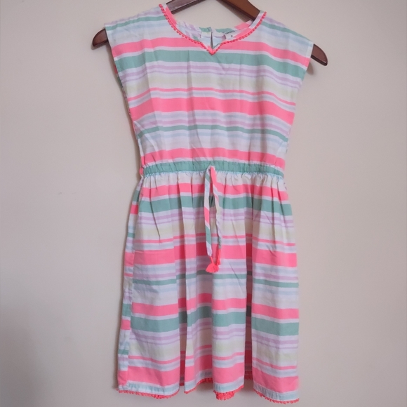 Carter's Girls Stripe Dress Size 8 - Picture 2 of 5